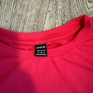 SHEIN Bold Red Top